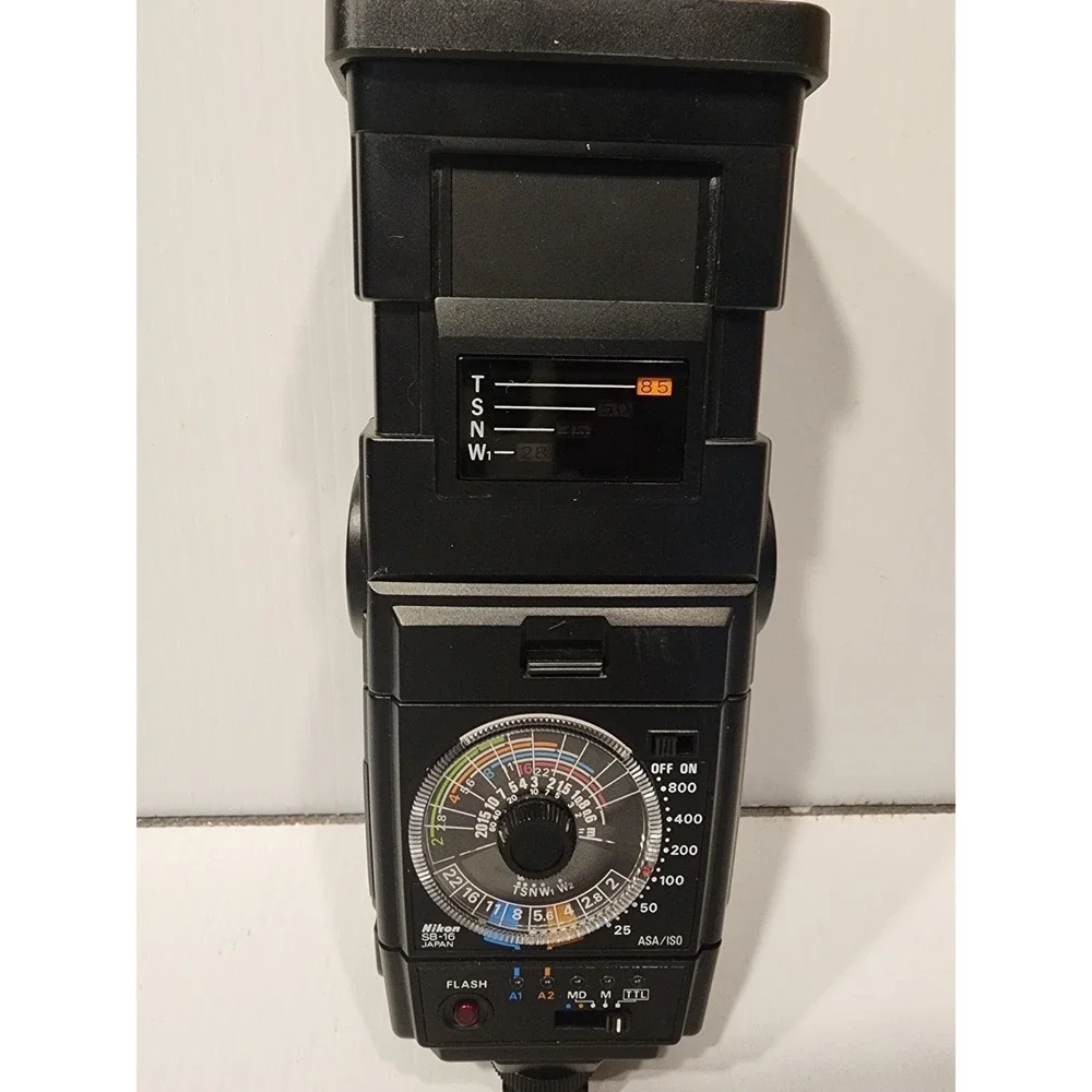 Nikon SB-16B Speedlight flash w/AS-9 shoe mount Tested/Works